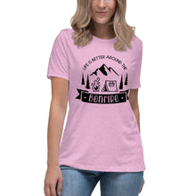 Load image into Gallery viewer, Life is Better Around the Bonfire Women's Relaxed T-Shirt