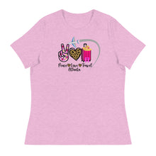Load image into Gallery viewer, Peace Love Travel - Atlanta - Women's Relaxed T-Shirt