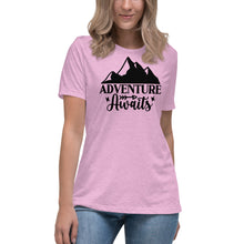 Load image into Gallery viewer, Adventure Awaits - Women's Relaxed T-Shirt