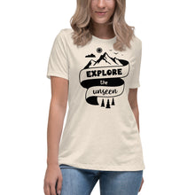 Load image into Gallery viewer, Explore the unseen Women's Relaxed T-Shirt