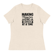Load image into Gallery viewer, Making Memories One Campsite at a time - Women's Relaxed T-Shirt