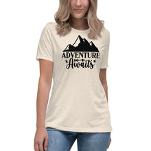 Load image into Gallery viewer, Adventure Awaits - Women's Relaxed T-Shirt