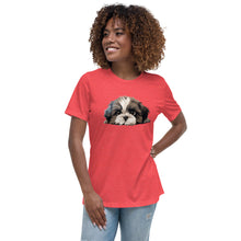 Load image into Gallery viewer, Shih Tzu Women's Relaxed T-Shirt