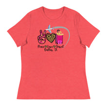 Load image into Gallery viewer, Peace Love Travel - Dallas, TX - Women's Relaxed T-Shirt