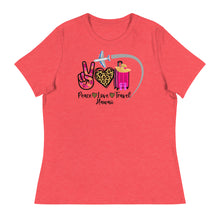 Load image into Gallery viewer, Peace Love Travel - Hawaii - Women's Relaxed T-Shirt