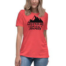 Load image into Gallery viewer, Adventure Awaits - Women's Relaxed T-Shirt