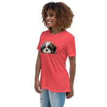 Load image into Gallery viewer, Shih Tzu Women's Relaxed T-Shirt