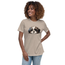 Load image into Gallery viewer, Shih Tzu Women's Relaxed T-Shirt