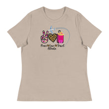 Load image into Gallery viewer, Peace Love Travel - Atlanta - Women's Relaxed T-Shirt