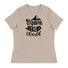 Load image into Gallery viewer, Explore the World - Women's Relaxed T-Shirt