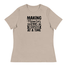 Load image into Gallery viewer, Making Memories One Campsite at a time - Women's Relaxed T-Shirt
