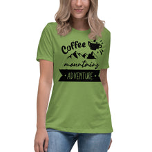 Load image into Gallery viewer, Coffee Mountains Adventure Women's Relaxed T-Shirt