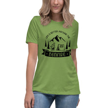 Load image into Gallery viewer, Life is Better Around the Bonfire Women's Relaxed T-Shirt