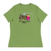 Load image into Gallery viewer, Peace Love Travel - Atlanta - Women's Relaxed T-Shirt