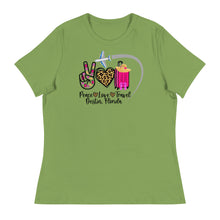 Load image into Gallery viewer, Peace Love Travel - Destin, FL - Women's Relaxed T-Shirt