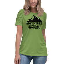 Load image into Gallery viewer, Adventure Awaits - Women's Relaxed T-Shirt