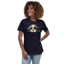 Load image into Gallery viewer, Siberian Husky Women's Relaxed T-Shirt