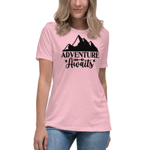 Load image into Gallery viewer, Adventure Awaits - Women's Relaxed T-Shirt