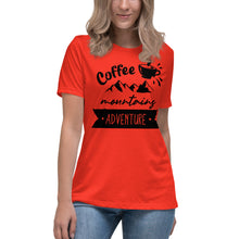 Load image into Gallery viewer, Coffee Mountains Adventure Women's Relaxed T-Shirt