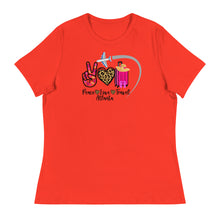 Load image into Gallery viewer, Peace Love Travel - Atlanta - Women's Relaxed T-Shirt