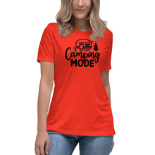 Load image into Gallery viewer, Camping Mode - Women's Relaxed T-Shirt