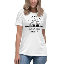 Load image into Gallery viewer, Adventure Awaits Women's Relaxed T-Shirt