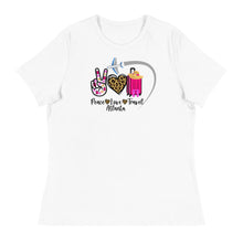 Load image into Gallery viewer, Peace Love Travel - Atlanta - Women's Relaxed T-Shirt