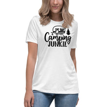 Load image into Gallery viewer, Camping Junkie - Women's Relaxed T-Shirt