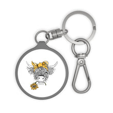 Load image into Gallery viewer, Longhorn Yellow Key Ring