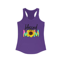 Load image into Gallery viewer, Blessed Mom - Women's Ideal Racerback Tank