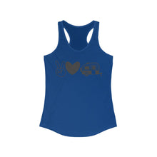 Load image into Gallery viewer, Peace Love Camping - Women's Ideal Racerback Tank