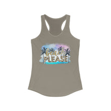 Load image into Gallery viewer, Beach Please Women's Ideal Racerback Tank