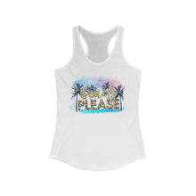 Load image into Gallery viewer, Beach Please Women's Ideal Racerback Tank