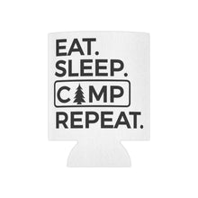 Load image into Gallery viewer, Eat Sleep Camp Repeat - Can Cooler