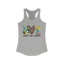 Load image into Gallery viewer, Peace Love Country - Women's Ideal Racerback Tank