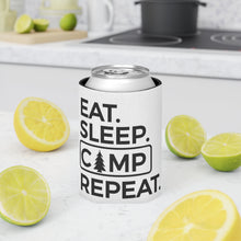 Load image into Gallery viewer, Eat Sleep Camp Repeat - Can Cooler