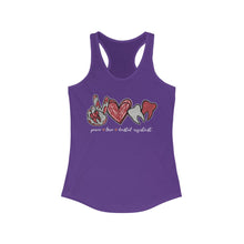 Load image into Gallery viewer, Peace Love Dental Assistant - Women's Ideal Racerback Tank