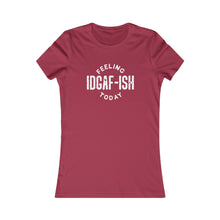 Load image into Gallery viewer, Feeling IDGAfish Distressed White Women's Favorite Tee