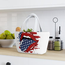 Load image into Gallery viewer, Patriotic Lips and Tongue - Soft Picnic Bag