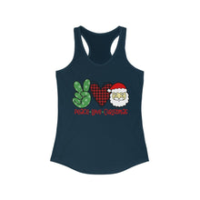 Load image into Gallery viewer, Peace Love Christmas - Women's Ideal Racerback Tank