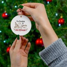 Load image into Gallery viewer, I'm Having A Melt Down Ceramic Ornament (Circle)