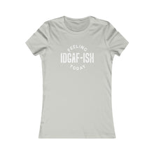 Load image into Gallery viewer, Feeling IDGAfish Distressed White Women's Favorite Tee
