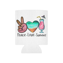 Load image into Gallery viewer, Peace Love Summer - Can Cooler