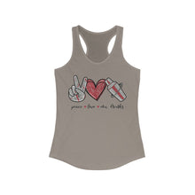 Load image into Gallery viewer, Peace Love Mix Drinks - Women's Ideal Racerback Tank