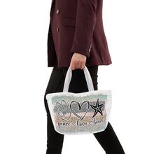Load image into Gallery viewer, Peace Love Beach - Soft Picnic Bag