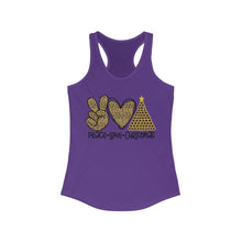 Load image into Gallery viewer, Peace Love Christmas - Women's Ideal Racerback Tank