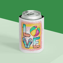 Load image into Gallery viewer, Love (Flip Flops, Beach Ball) - Can Cooler
