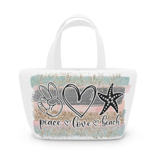 Load image into Gallery viewer, Peace Love Beach - Soft Picnic Bag