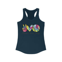 Load image into Gallery viewer, Peace Love Play - Women's Ideal Racerback Tank