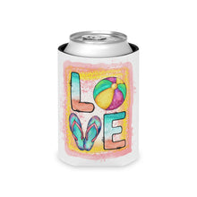 Load image into Gallery viewer, Love (Flip Flops, Beach Ball) - Can Cooler
